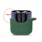 کاور محافظ سیلیکونی هندزفری کیو سی وای Xiaomi QCY T12 / T12S Earphone Silicone Case دارای قلاب آویز