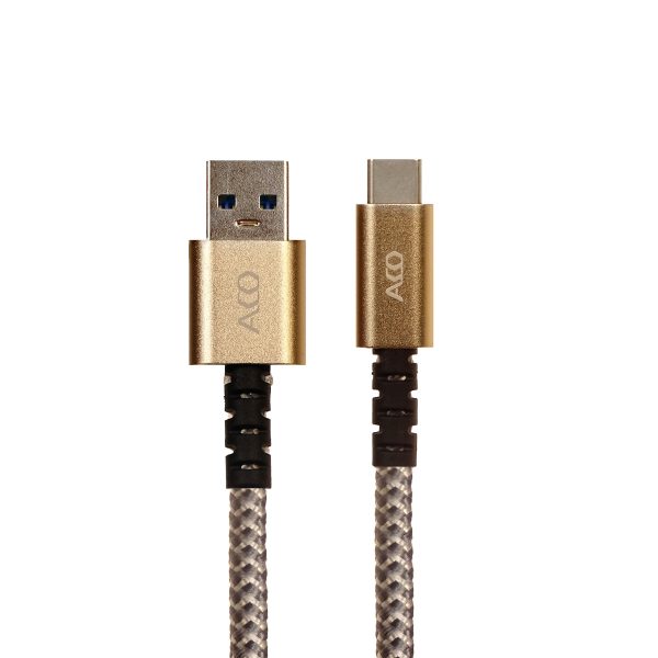کابل تبدیل USB به TypeC آکو مدل Supercharge pro