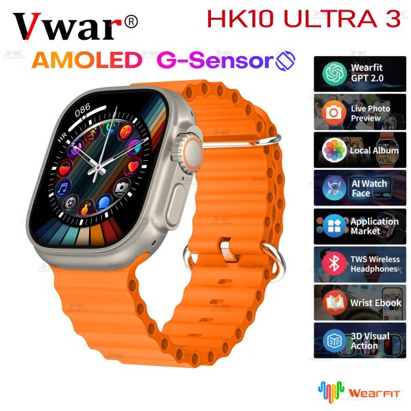 ساعت هوشمند HK10 ultra 3