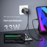شارژر 33وات اُرایمو PowerGaN 33 Pro (OCW-7331U+C54)