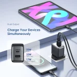شارژر 33وات اُرایمو PowerGaN 33 Pro (OCW-7331U+C54)