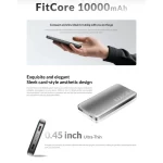 پاور بانک گلوریمی FitCore ظرفیت 10000 میلی آمپر ساعت