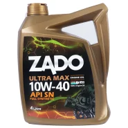 روغن موتور زادو 10W40 مدل SAE 10W-40 SN حجم 4 لیتر