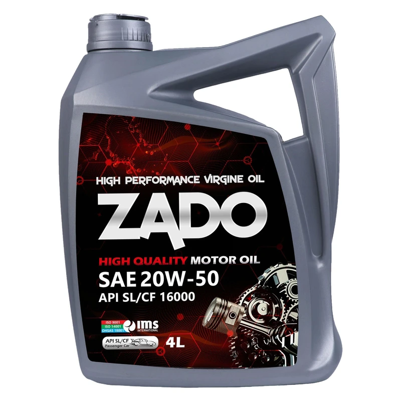 روغن موتور زادو 20W50 SL حجم 4 لیتر