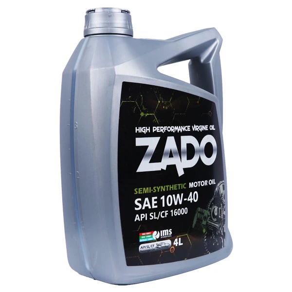 روغن موتور زادو 10W40 SL حجم 4 لیتر