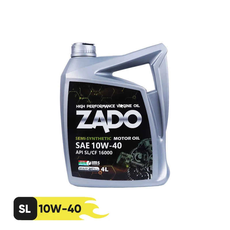روغن موتور زادو 10W40 SL حجم 4 لیتر